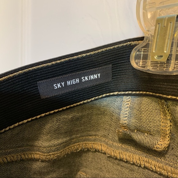 Torrid NWT Sky High Skinny Dark Stretch Jeans 28T - Picture 5 of 8